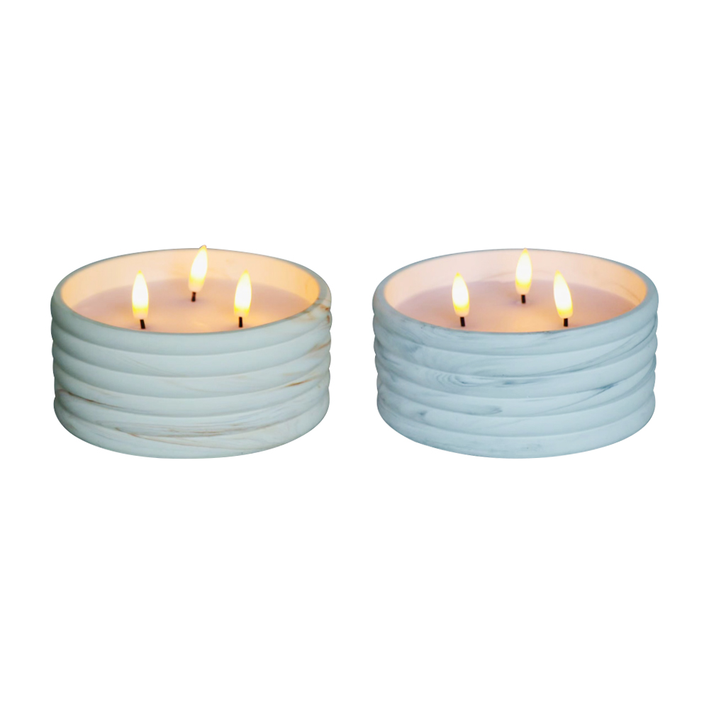 LED Ciment 3d Electronic Wick Lumânare pentru decorațiuni pentru casă