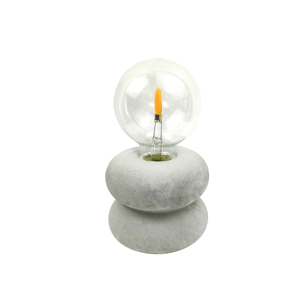 Lampa de birou cu LED de bază de ciment rotativ